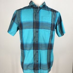 Prana Breathe Mens Casual Shirt Size M Blue